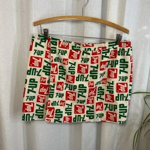 vintage handmade 7-up skirt
